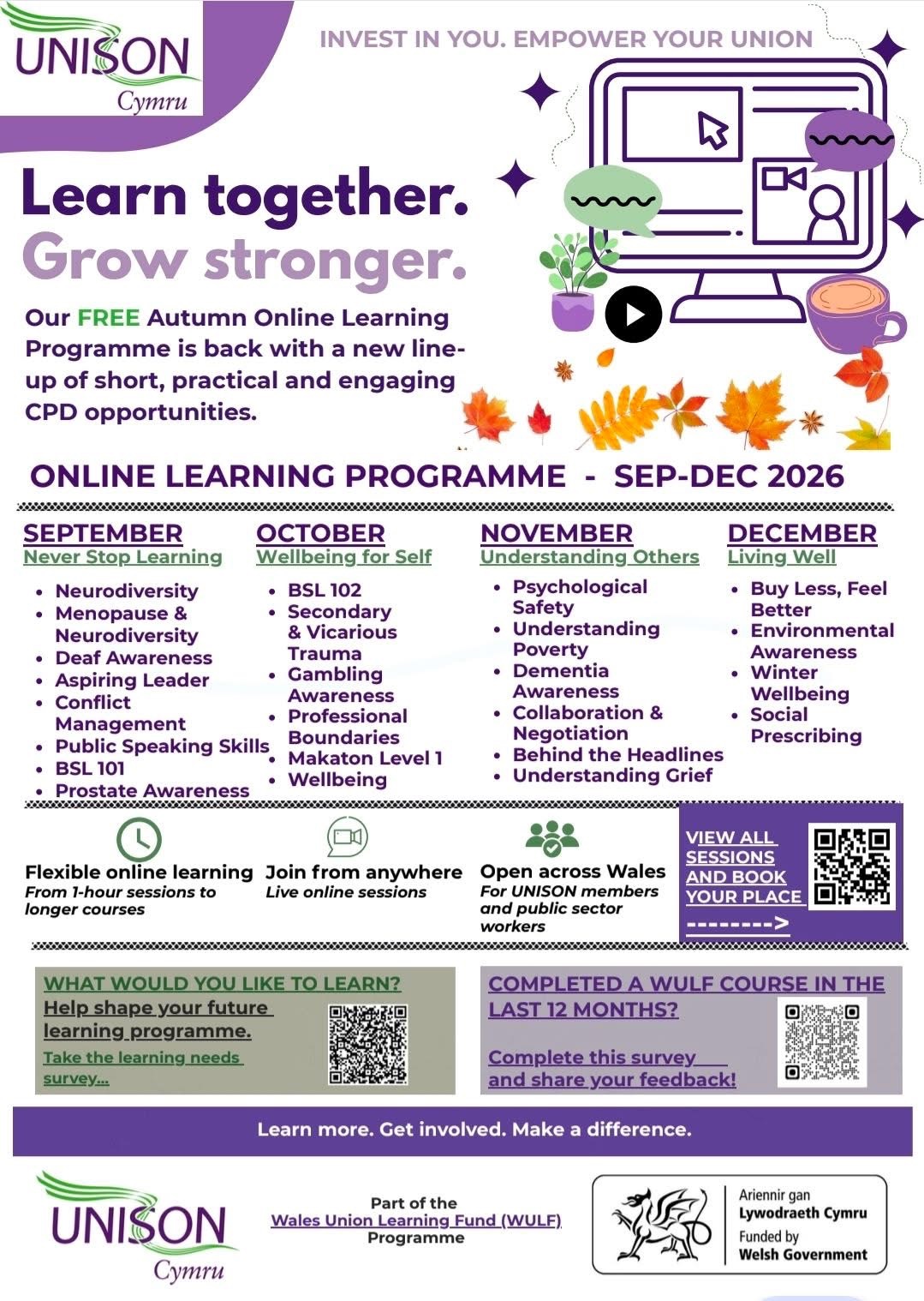 Autumn Free Courses 2026
